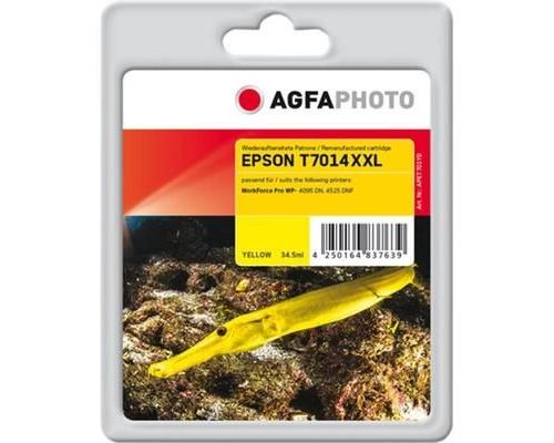 Cartouche d'impression Agfaphoto Encre jaune rpl LC1240Y 34.5ml Y - vue 2