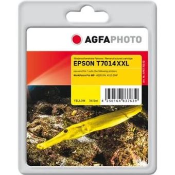AgfaPhoto - 34.5 ml - jaune - compatible - cartouche d'encre (alternative pour : Epson C13T70144010, Epson T7014) - pour Brother DCP-J525W, DCP-J725DW, DCP-J925DW - 1