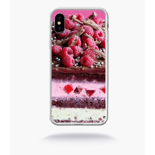 Coque Forêt Noire Compatible Apple Iphone 10 Bord Transparent