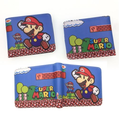 Portefeuille en PU cuir - cadeaux personnalisés - Super Mario #255
