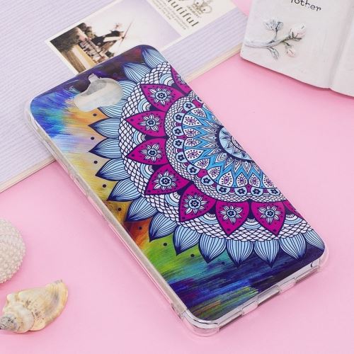 Huawei Y5 (2017) Coque Protection TPU Fleurs Fluorescent ALS54004