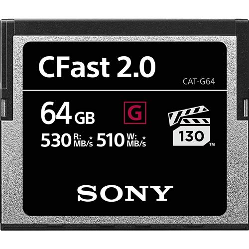 Sony 64 Go CFast 2.0 Professional Carte Mémoire Flash