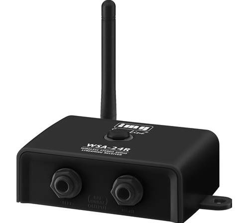 Récepteur radio stéréo 2 4 GHz Monacor WSA-24R