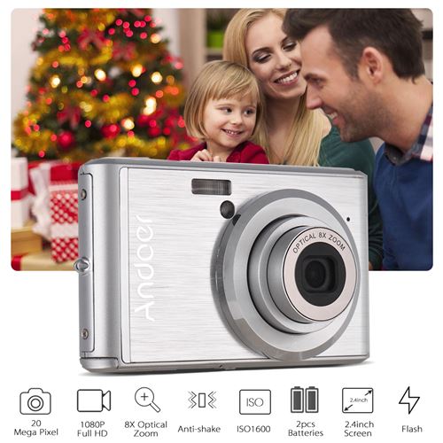 Andoer 20MP 1080P Appareil Photo Numérique