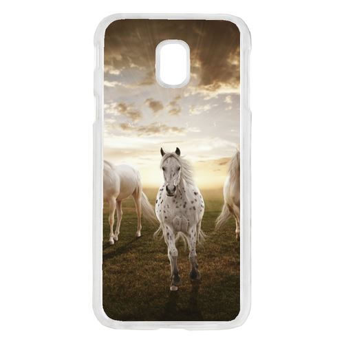 Coque Sunset Horses Compatible Galaxy J5 2017 Transparent