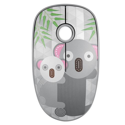 Souris De Jeu Sans Fil Mini 3 Touches + 3D 1600Dpi Pour Ordinateur Portable (Koala)