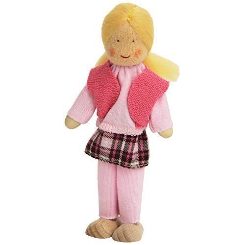 Kathe Kruse Lilli Blonde Mother Dollhouse Doll 5 in.