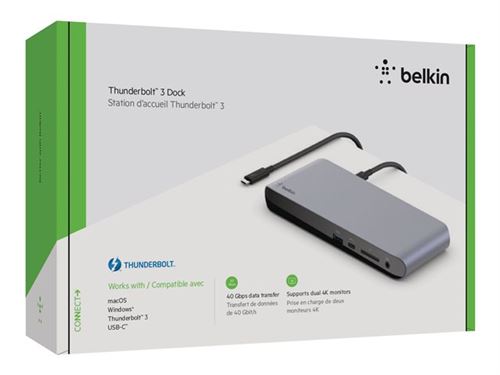Belkin Thunderbolt 3 Dock Pro - Dockingstation - USB-C