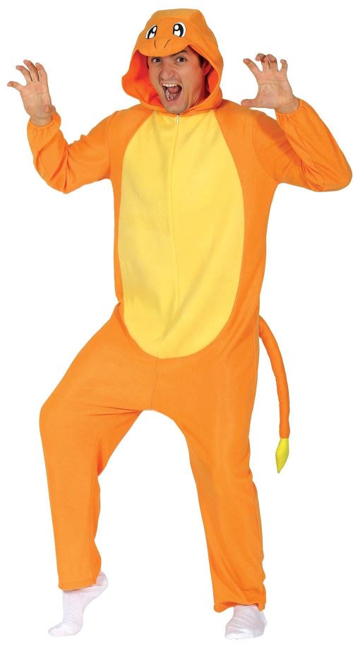 Déguisement Adulte Dragon orange Taille 52-54