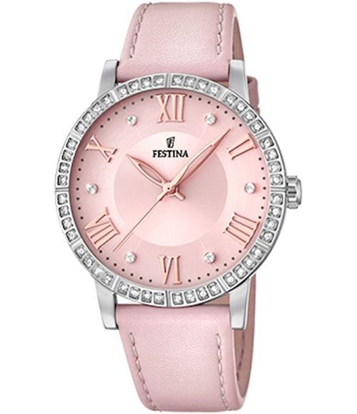 Festina Femmes Analogique Quartz Montre avec Bracelet en Cuir F20412/2