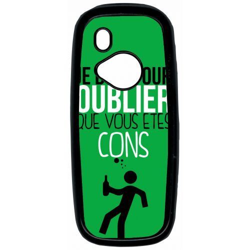 Coque nokia 3310 modèle 2017 je bois pour oublier que vous etes con 4