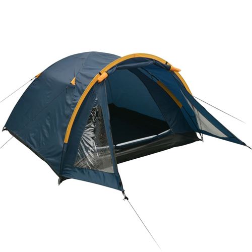vidaXL Tente pour 3 personnes Bleu
