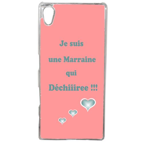Coque Marraine Vieux Rose Et Bleu Compatible Sony Xperia Z4 Transparent