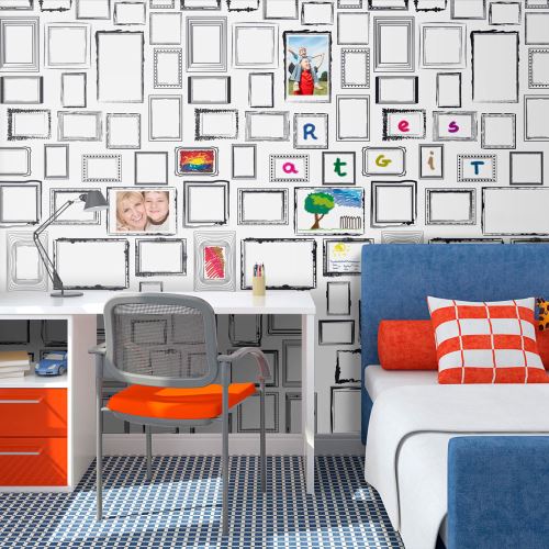 Papier peint - Cadres - création sans limite - Décoration,