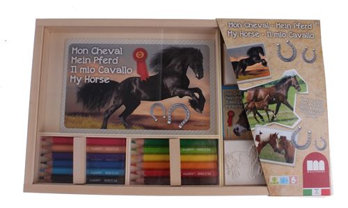 Multiprint cheval couleur set 19-pièces
