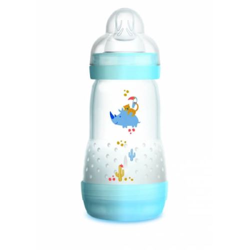 Biberon anti-colique 260ml bleu - mam