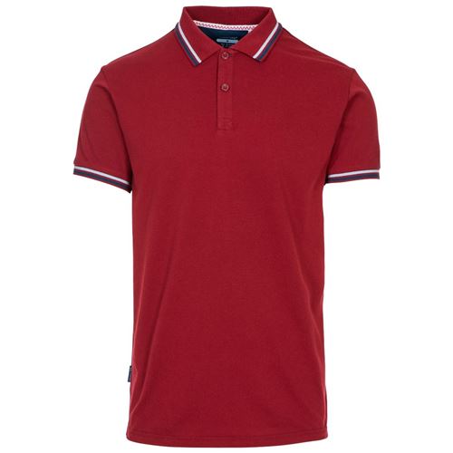 Trespass - Polo manches courtes POLOBROOK - Homme (2XL) (Bordeaux) - UTTP5055