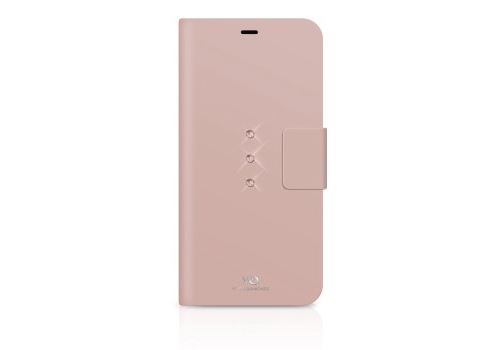 Portefeuille Diamants Blancs IPhone X Rose Rose
