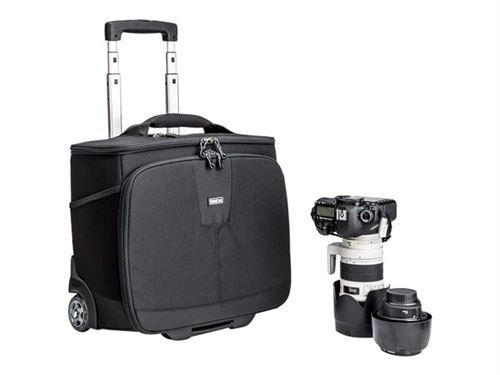 Valise à roulettes Think Tank Airport Navigator Noir et gris