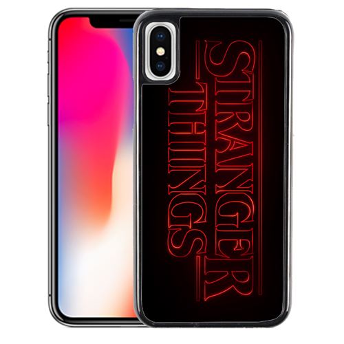 Coque pour iPhone XS stranger things logo
