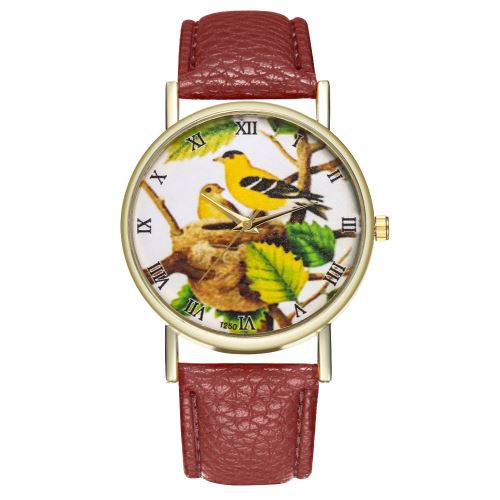 Montre à quartz antique T250-A pour hommes et animaux avec une montre pour animaux de compagniecafé