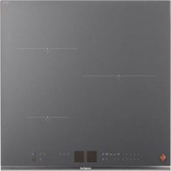 De Dietrich DPI7572G - Table de cuisson à induction - 3 plaques de cuisson - Niche - largeur : 56 cm - profondeur : 49 cm - gris - avec garniture avant en acier inoxydable