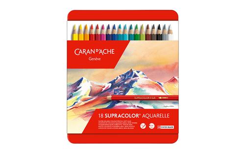 Caran D'ache Supracolor II, mine: 3,8 mm, L: 17 cm, Couleurs assortie