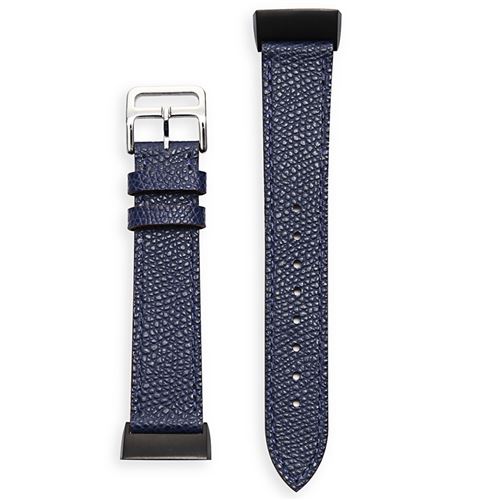 Bracelet en cuir souple pour Fitbit Charge2 - Bleu foncé