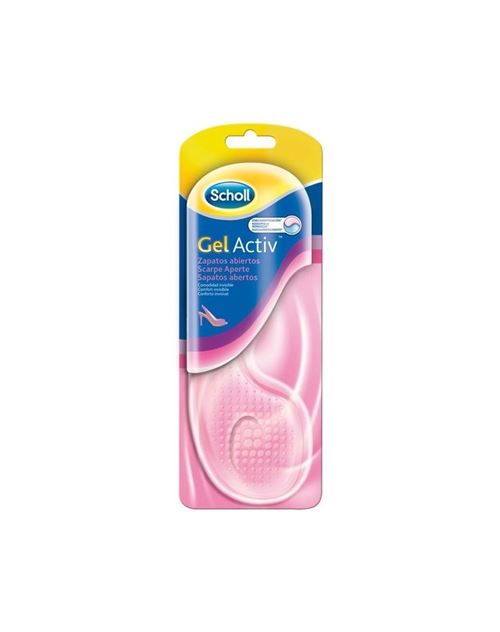 Semelles gelactiv pour chaussures à bout ouvert femme scholl