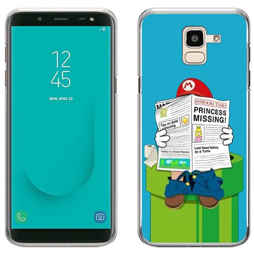 Coque pour Samsung Galaxy J6 -  Mario Humour