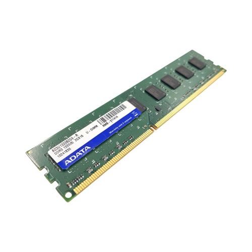 Barrette Mémoire 2Go Ram Ddr3 Adata Ad3U1333B2G9-R Dimm Pc3-10600