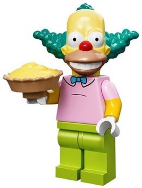 Lego 71005 Minifigurine Les Simpsons Série 1 - N°8-Krusty the Clown (1 sachet ENTRE-OUVERT)