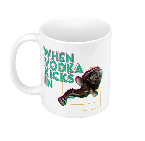 Fabulous Mug céramique When Vodka Kicks In