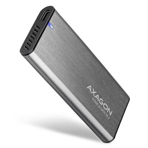 Non Communiqué Axagon Eem2-Sg2 Raw Box Boîtier Pour Ssd M.2 Usb-C® (Usb 3.2 Gen 2) 10 Gbit/S M.2 Pcie Nvme 2242, 2260, 2280 Eem2-Sg2