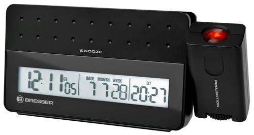 Réveil de Projection BRESSER MyTime Pro - noir
