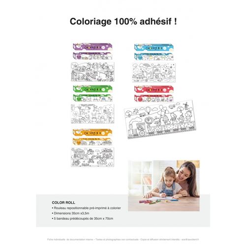 Color Roll - coloriage 100% adhésif