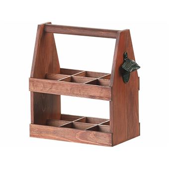 Porte-bouteille à Fixer Sur Plaque De Cuisson (3-10 Mm) - Avec Décapsuleur Intégré, Aluminium Et Inox - 4