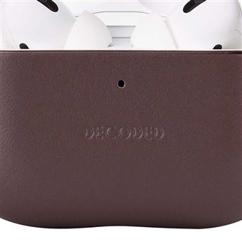 Lopie Étui En Cuir Compatible Avec Les AirPods 3e Génération, étui En Cuir Lopie Fait à La Main, Entièrement Enveloppé De Cuir Pleine Fleur Pour AirPods 3, Marron