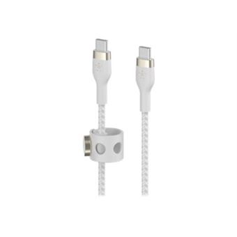 Câble USB-C vers USB-C Belkin Boost Charge Pro Flex 2 m Blanc