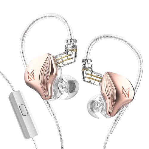 Écouteurs intra-auriculaires filaires KZ ZEX rose