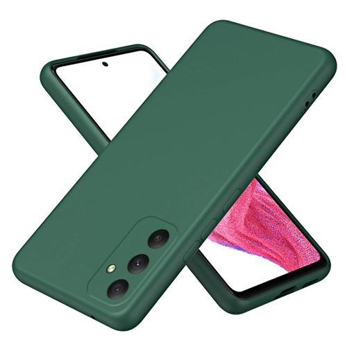 Coque pour Samsung Galaxy A35 5G - housse etui silicone gel fine + film ecran - VERT - htdmobiles