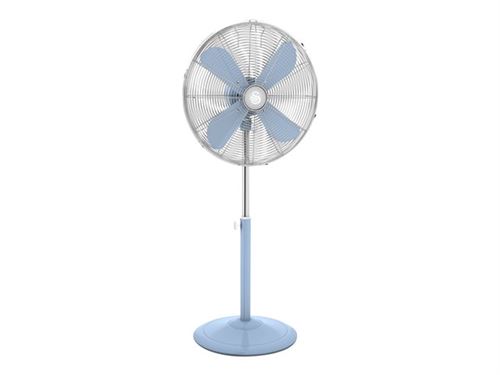 Swan Retro SFA12610BLN - Ventilateur - pose au sol - 40.6 cm - bleu