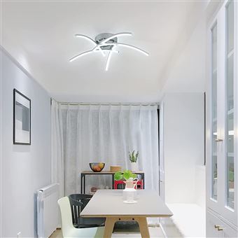 Plafonnier LED Dimmable, Luminaire Plafonnier Moderne 65W ,lampe plafond  Acrylique pour Salon Chambre Salle à Manger Cuisine.(3000K-6000K) - Achat &  prix