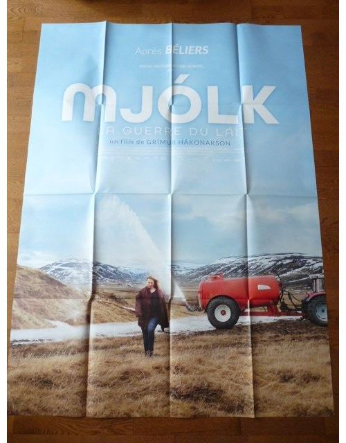 mjolk - La guerre du lait de Grímur Hákonarson - 116x158cm - Affiche de cinéma originale pliée