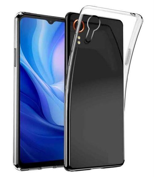 Coque pour Samsung Galaxy Xcover 7 - housse etui silicone gel fine + verre trempe - TRANSPARENT TPU - htdmobiles