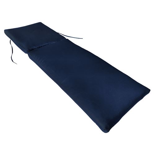 Coussin de bain de soleil - bleu 190 × 60cm