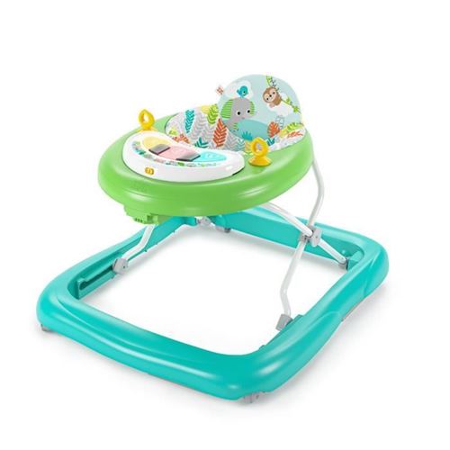 Trotteur Tiny Trek 2 en 1 Jungle Vines - Jouet d'activités - Hauteur réglable - Lumières & sons - 6 mois+