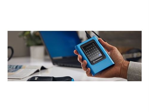 Kingston IronKey Vault Privacy 80 - SSD - chiffré - 960 Go - externe (portable) - USB 3.2 Gen 1 (USB-C connecteur) - FIPS 197, 256-bit AES-XTS - Conformité TAA