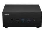 ASUS ExpertCenter PN64 S7018MDE1 - Mini PC ultra-compact Core i7 13700H / jusqu'à 5 GHz - RAM 16 Go - SSD 512 Go - NVMe - Carte graphique Intel Iris Xe - Gigabit Ethernet, 2.5 Gigabit Ethernet, IEEE 802.11ax (Wi-Fi 6E), Bluetooth 5.2 - Aucun SE fourni -