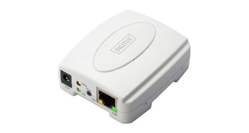 Assmann Digitus Serveur D'impression, Fast Ethernet, 1 X Usb 2. 0 Noir